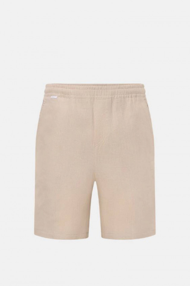 04651/ A trip in a bag Leinenshort in Beige