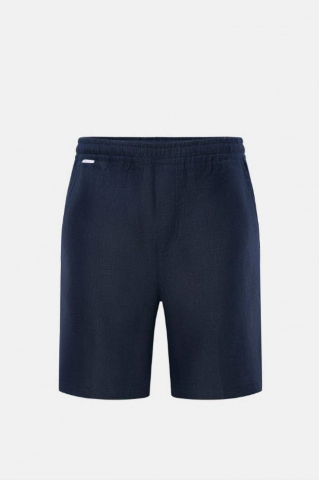 04651/ A trip in a bag Leinenshort in Navy