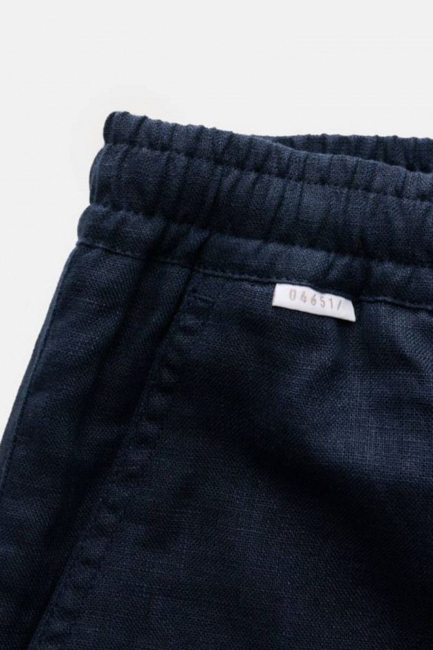 04651/ A trip in a bag Leinenshort in Navy
