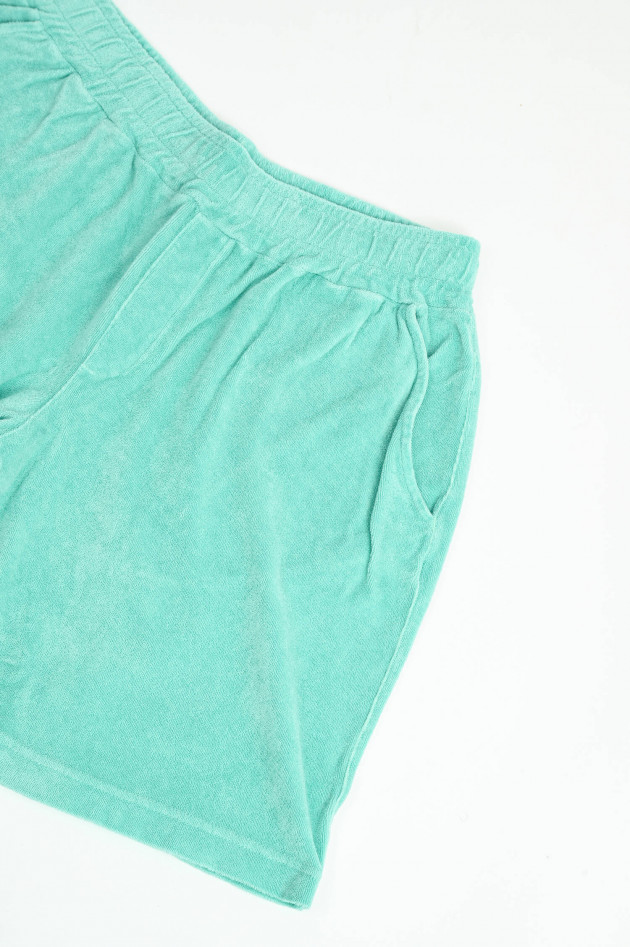 04651/ A trip in a bag Frottee-Bermudashorts GRÜNER in Türkis