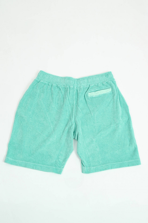 04651/ A trip in a bag Frottee-Bermudashorts GRÜNER in Türkis