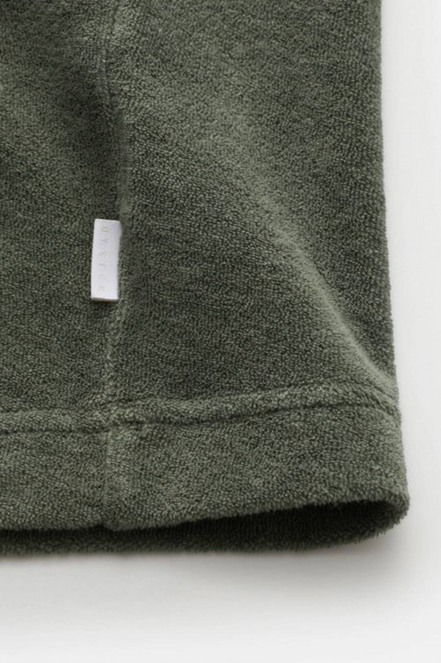 04651/ A trip in a bag T-Shirt aus Frottee in Jungle Green