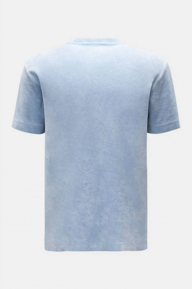 04651/ A trip in a bag Frottee-Shirt TERRY in Hellblau
