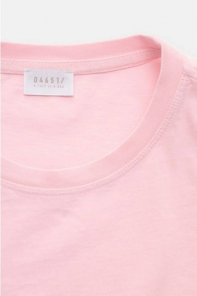 04651/ A trip in a bag Kurzarm-Shirt in Rosa