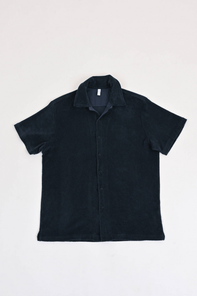 04651/ A trip in a bag Shirt TERRY in Navy