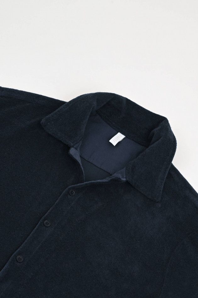 04651/ A trip in a bag Shirt TERRY in Navy