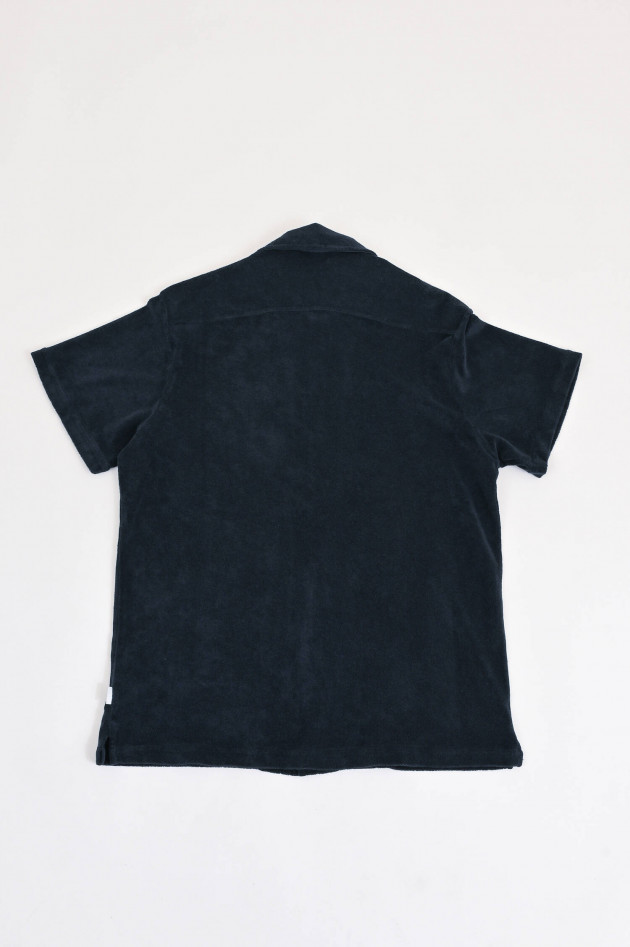 04651/ A trip in a bag Shirt TERRY in Navy
