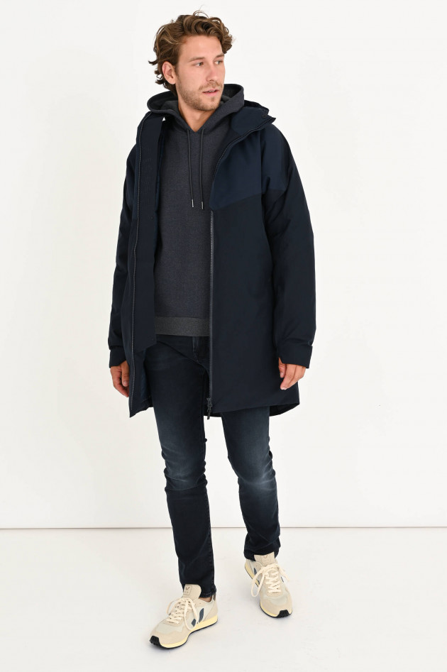 04651/ Funktionaler Parka in Navy