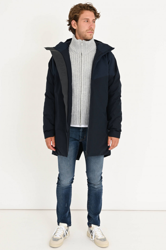 04651/ Funktionaler Parka in Navy