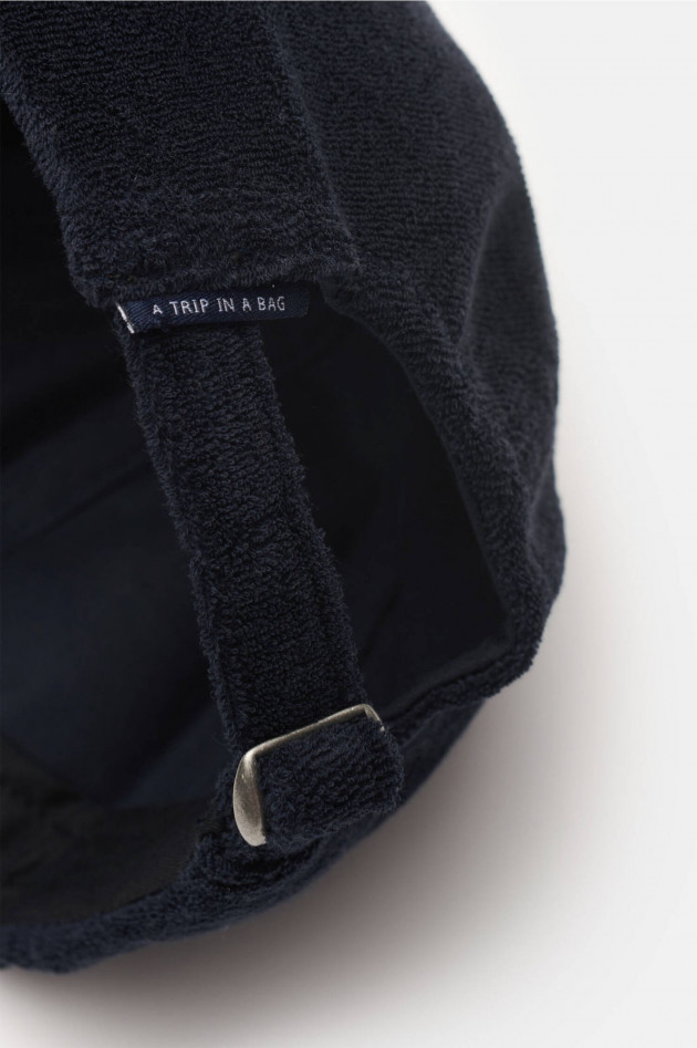 04651/ Frottee Basecap in Navy