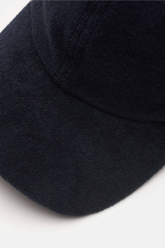 04651/ Frottee Basecap in Navy