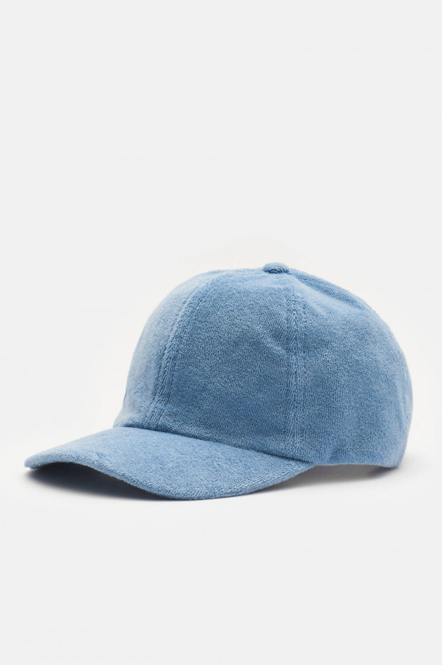 04651/ Basecap TERRY in Hellblau