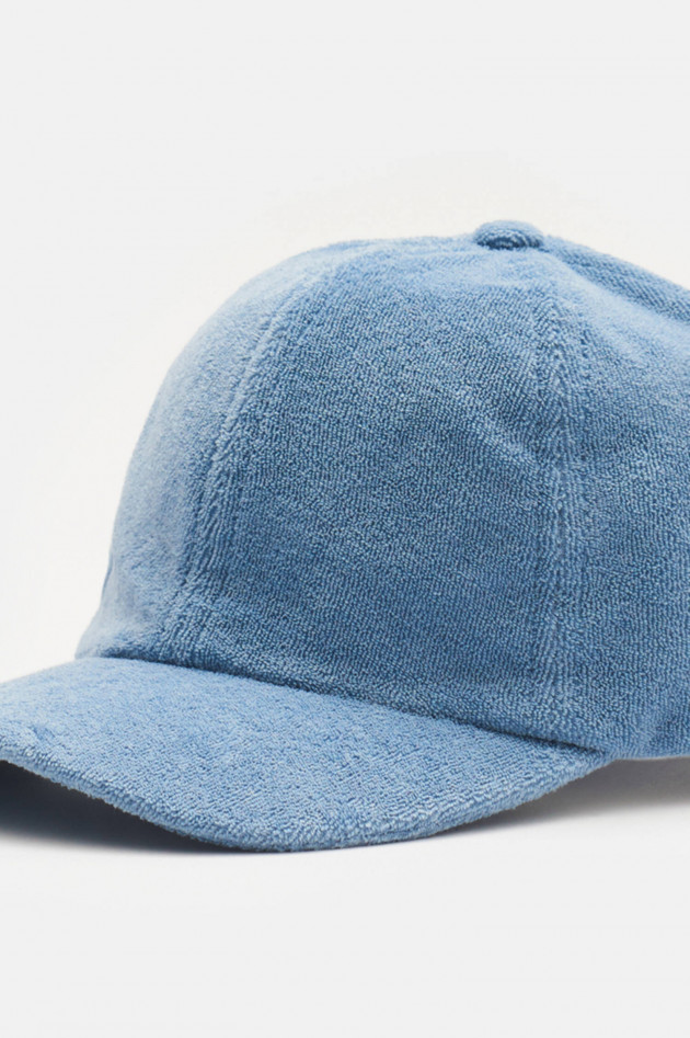 04651/ Basecap TERRY in Hellblau