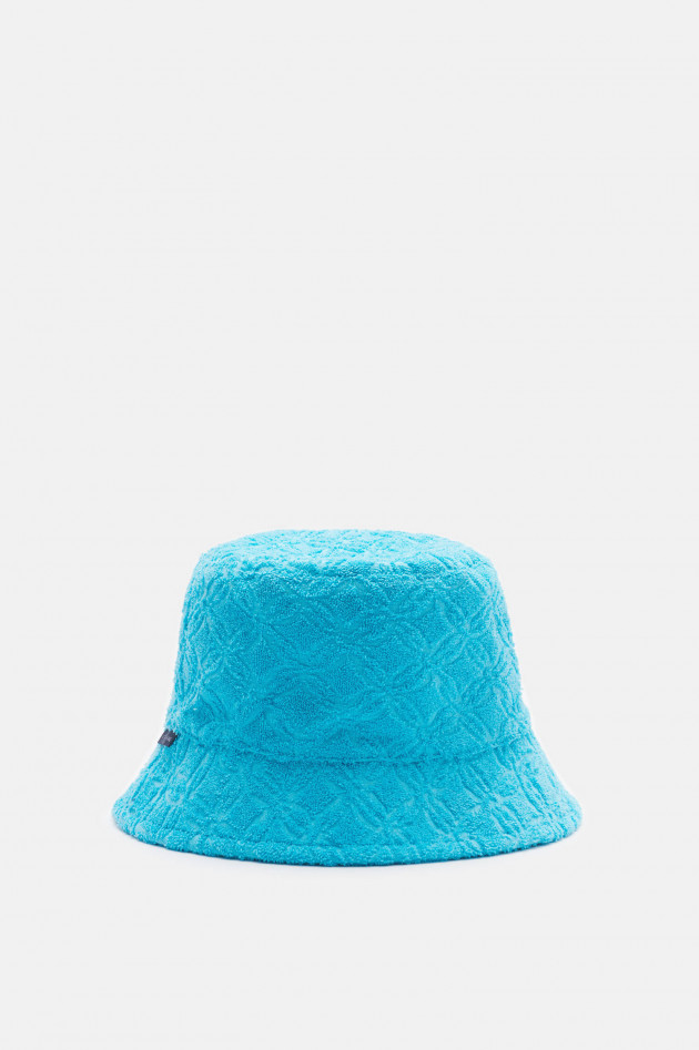 04651/ Frottee Bucket Hat in Türkis