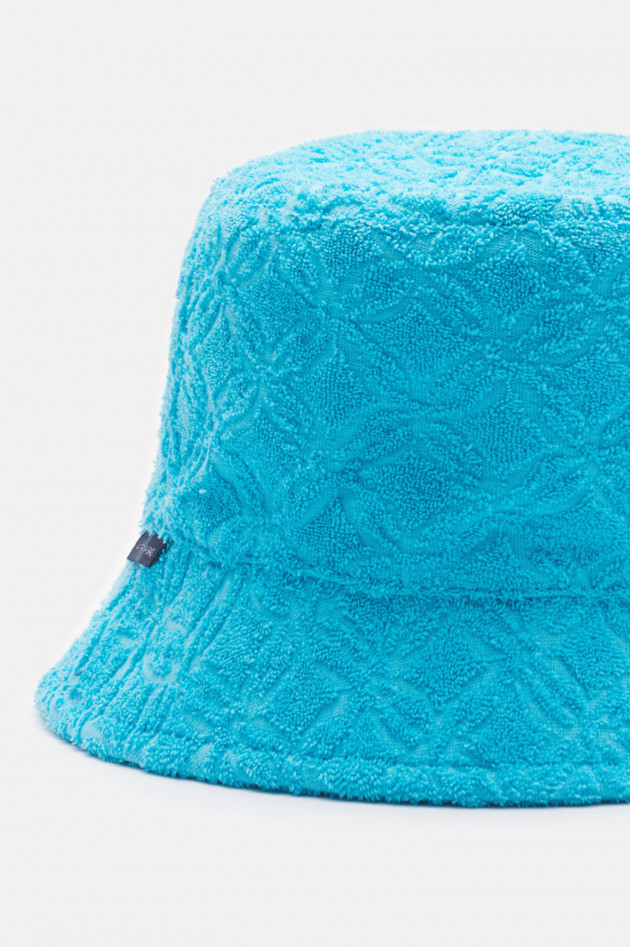 04651/ Frottee Bucket Hat in Türkis