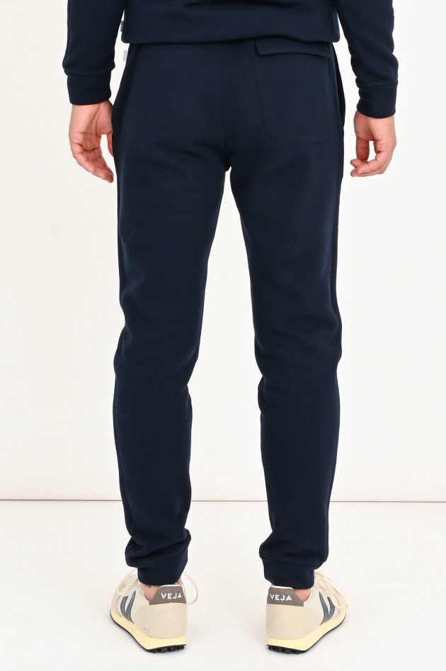 04651/ Jogginghose aus Baumwoll-Kaschmir-Mix in Navy