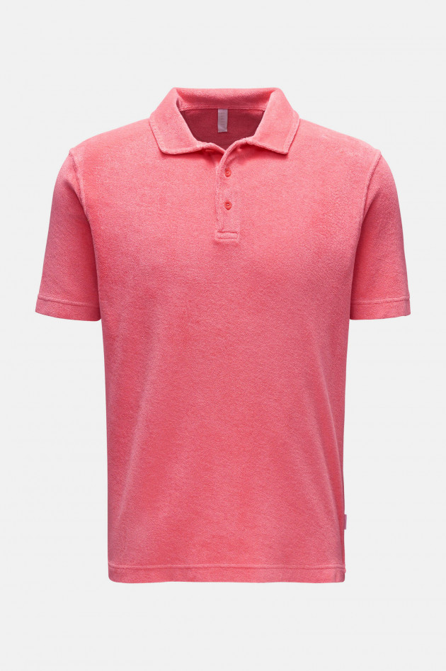 04651/ Frottee Poloshirt TERRY in Koralle
