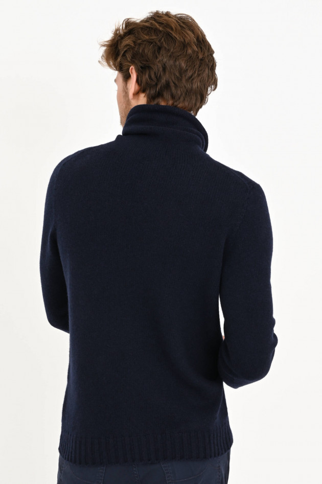 04651/ Kaschmir Rolli THE MOCK in Navy