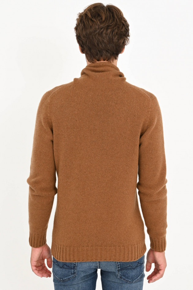 04651/ Kaschmir Rolli THE MOCK in Camel