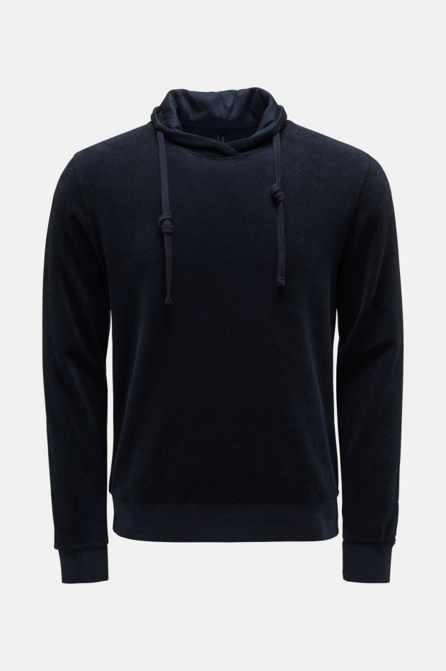 04651/ Frottee Sweater in Navy