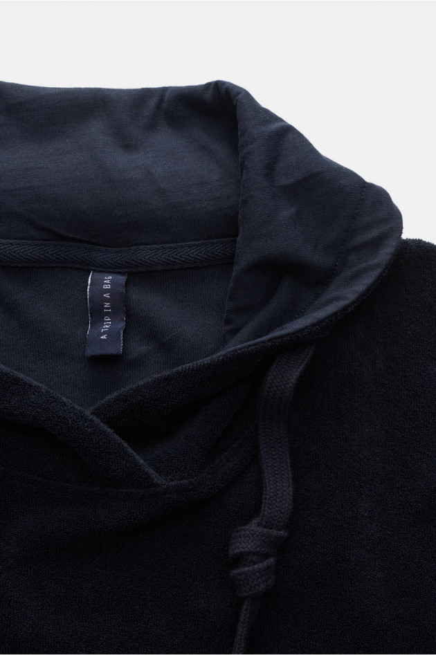 04651/ Frottee Sweater in Navy