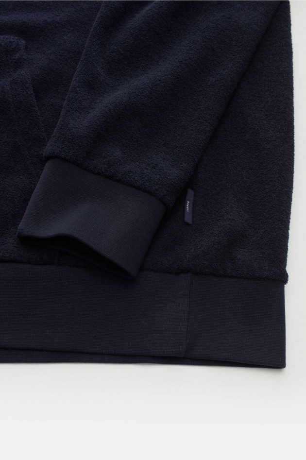04651/ Frottee Sweater in Navy