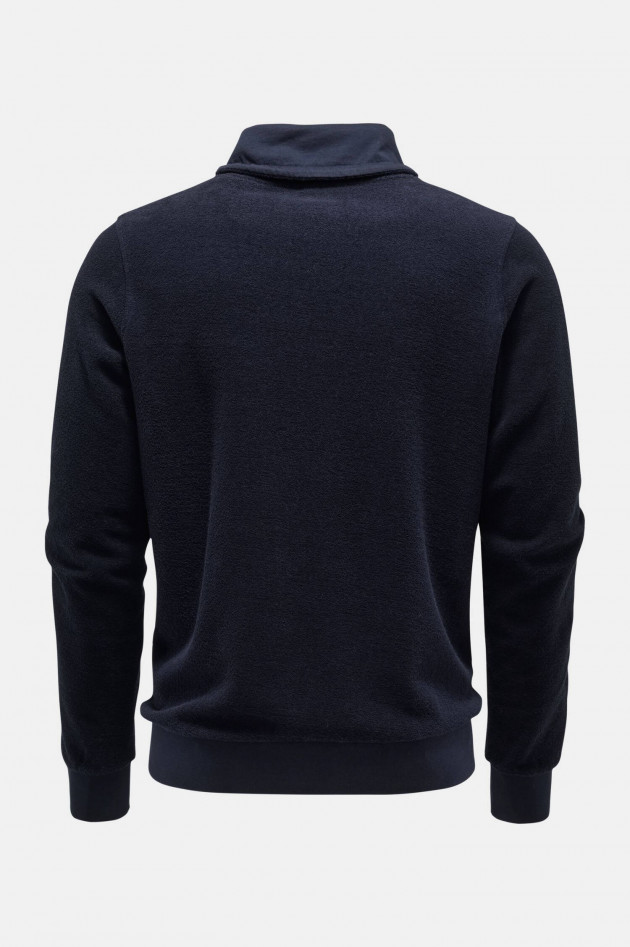 04651/ Frottee Sweater in Navy
