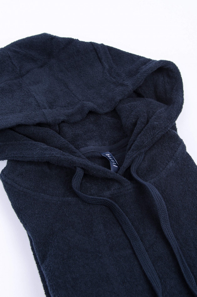 04651/ Frottee-Hoodie in Navy