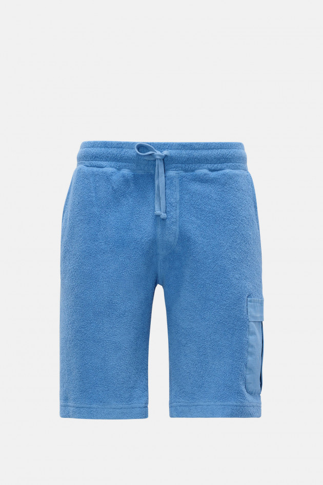 04651/ Fleece Sweatshorts in Hellblau