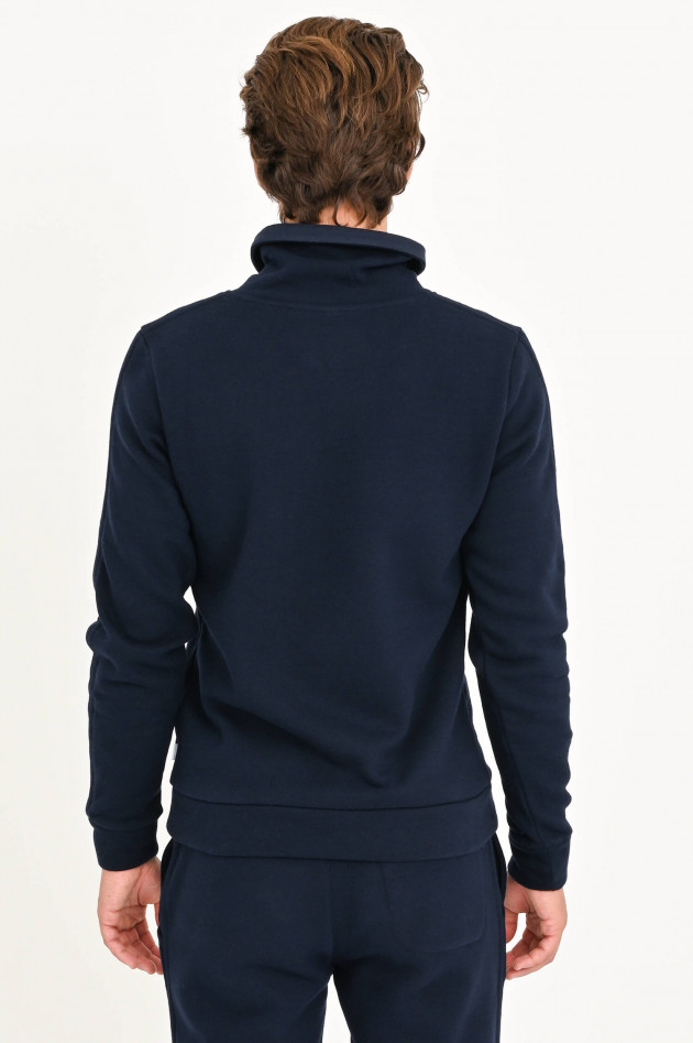 04651/ Sweater aus Baumwoll-Kaschmir-Mix in Navy