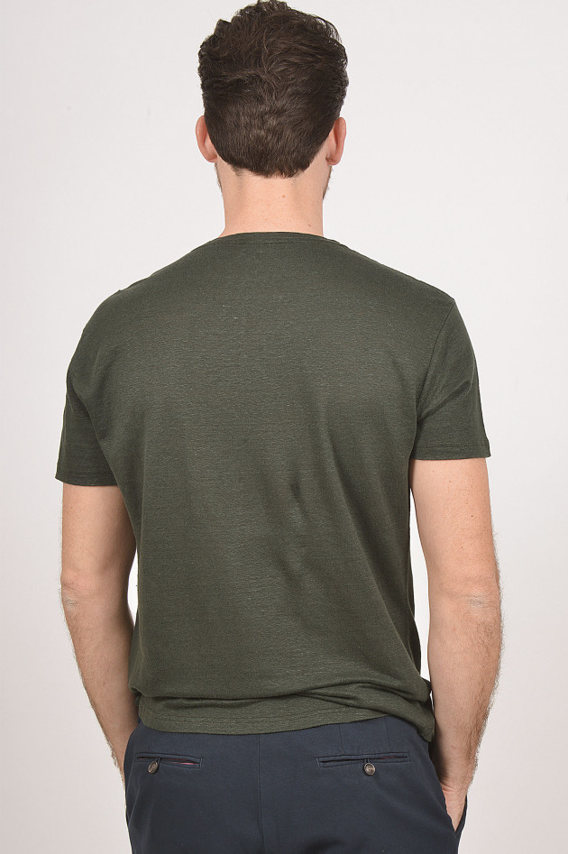 04651/ Leinenshirt in Grün