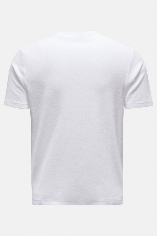 04651/ T-Shirt aus Frottee in Weiß