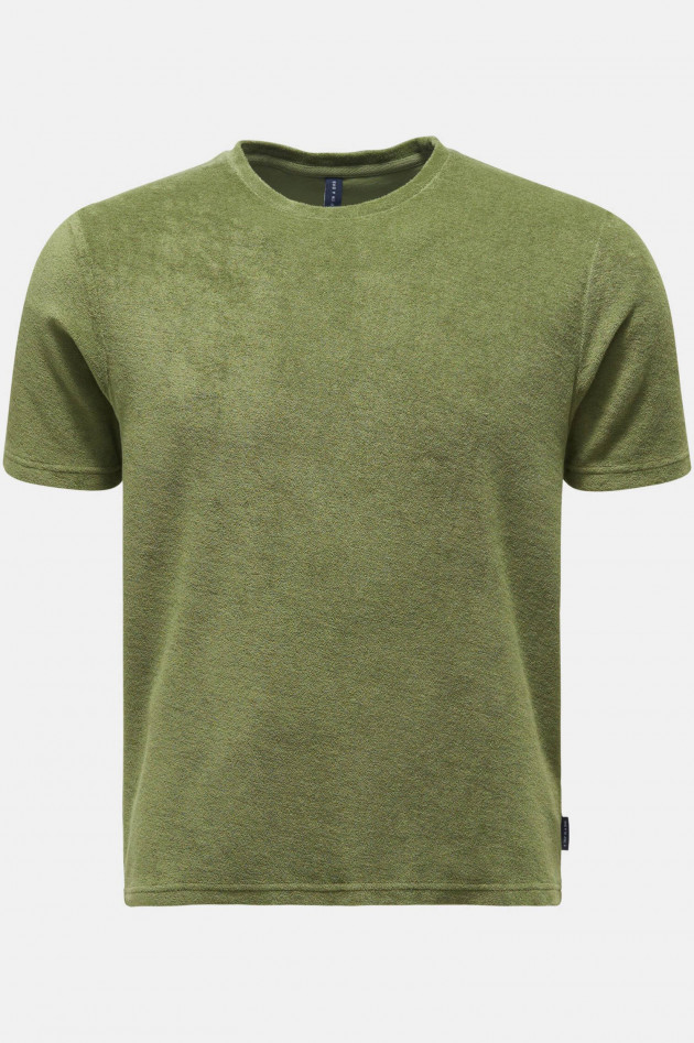 04651/ T-Shirt aus Frottee in Grün