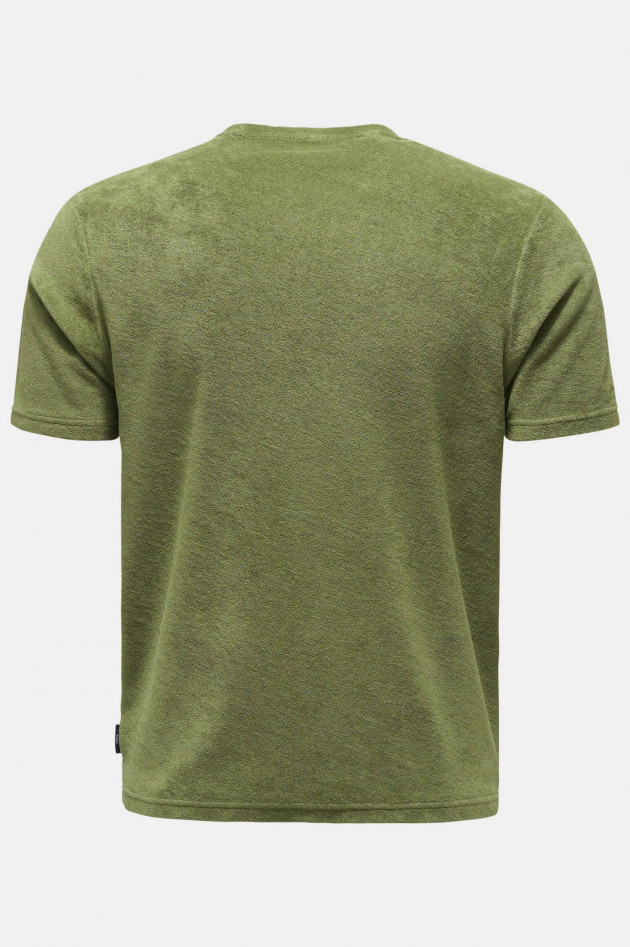 04651/ T-Shirt aus Frottee in Grün