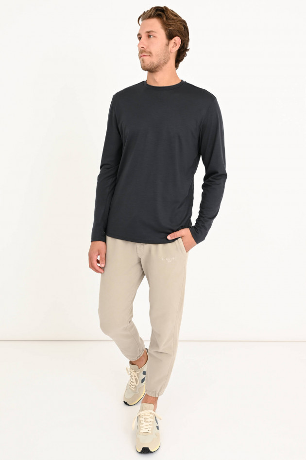 04651/ Longsleeve in Anthrazit