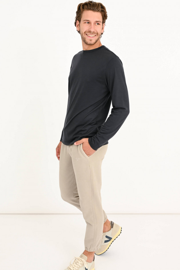 04651/ Longsleeve in Anthrazit