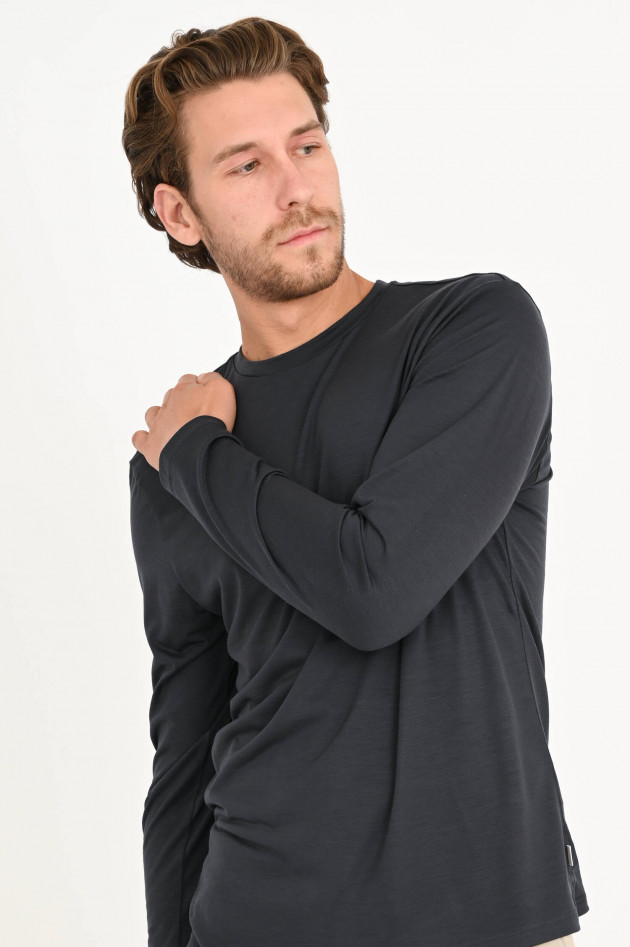 04651/ Longsleeve in Anthrazit