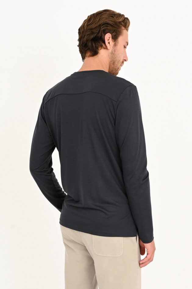 04651/ Longsleeve in Anthrazit