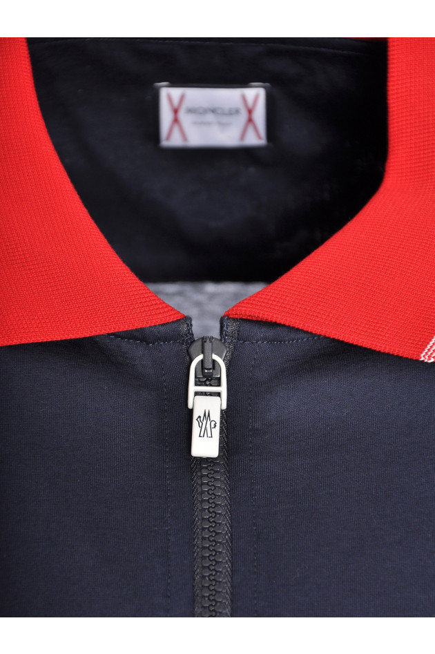 Poloshirt Navy Moncler Gamme Bleu