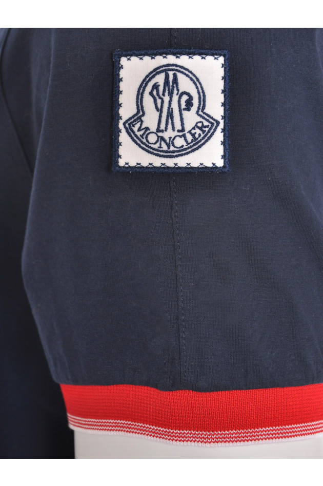 Poloshirt Navy Moncler Gamme Bleu