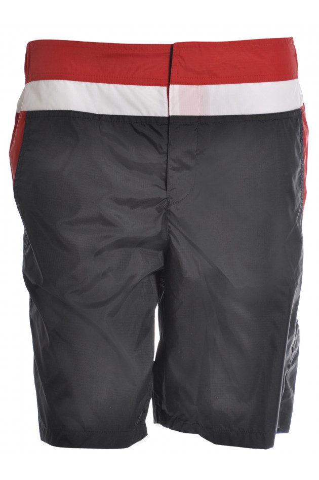 Moncler Badehose Navy/Rot