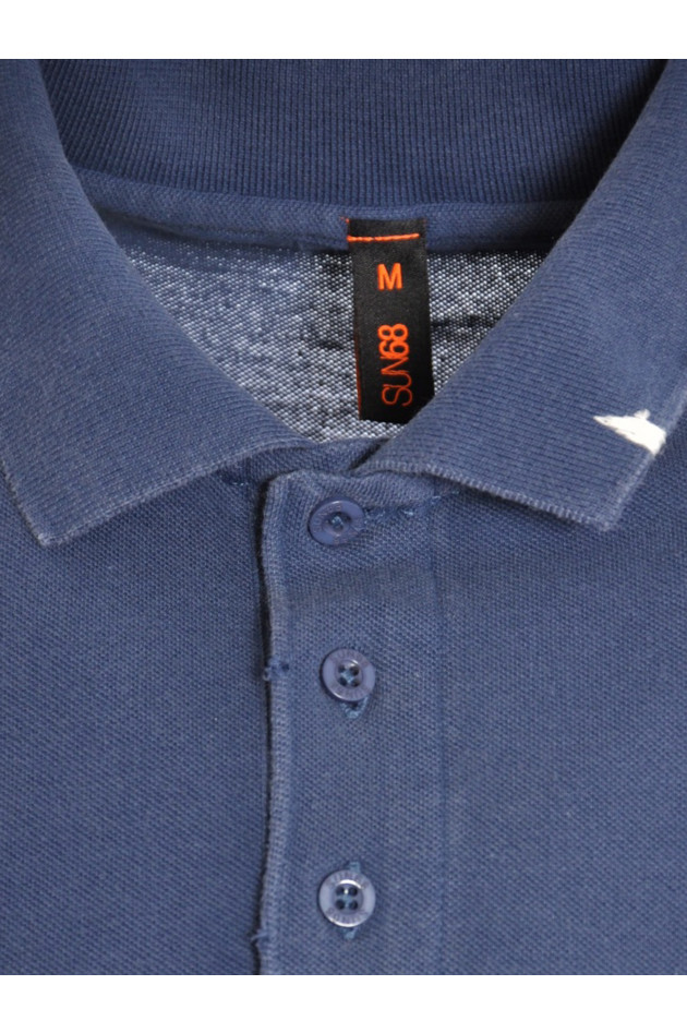 Poloshirt Dunkelblau Sun 68