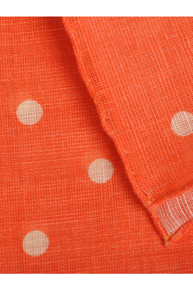 Pelo Stecktuch Orange gepunktet 