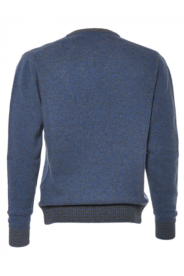 Wollpullover Blau