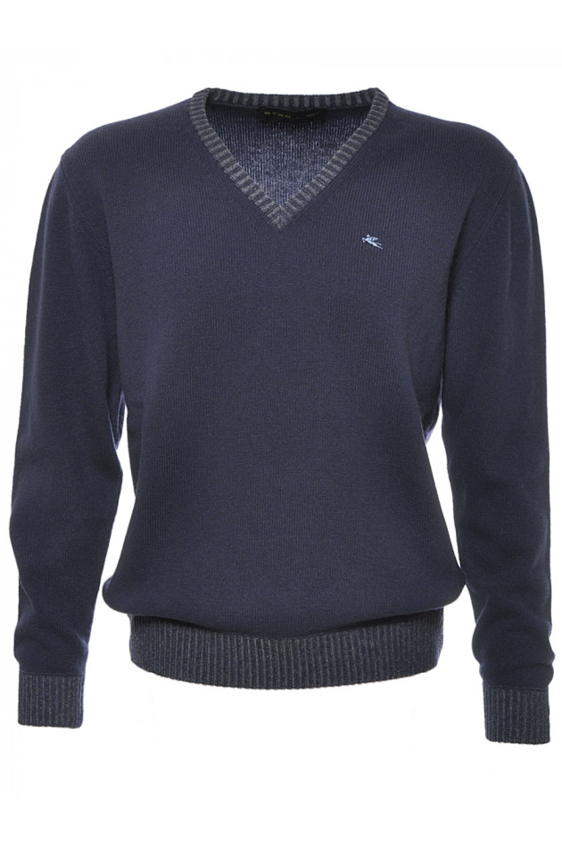 Wollpullover Marine