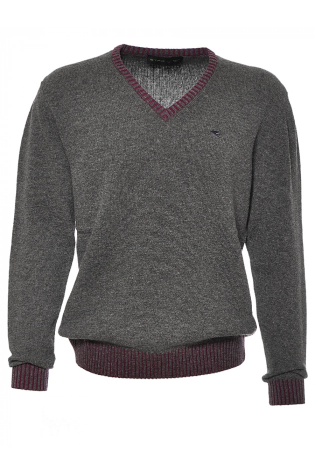 Wollpullover Grau