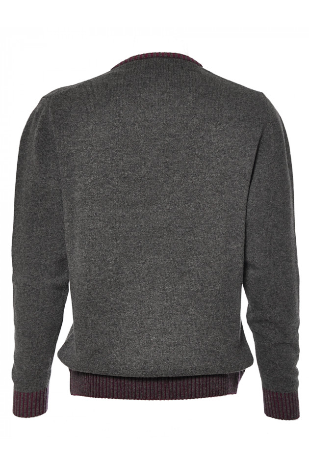 Wollpullover Grau