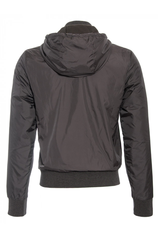 Zippjacke Grau