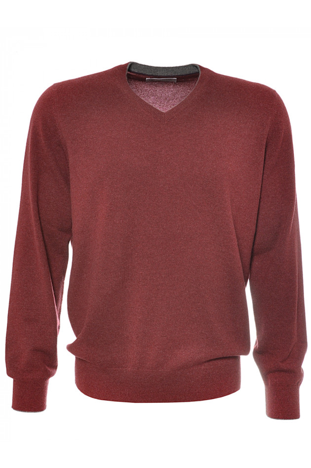 Kaschmir Pullover Bordeaux