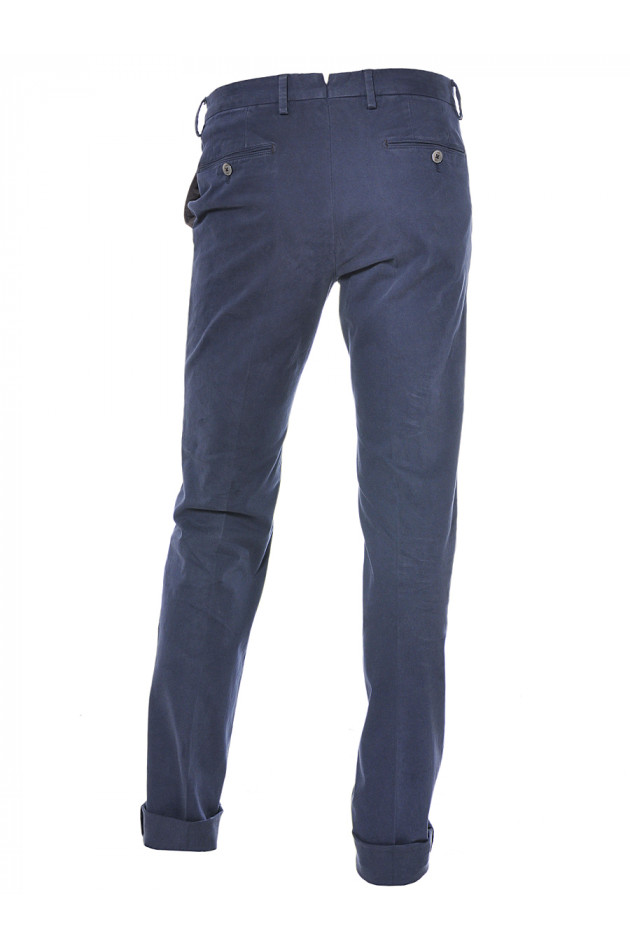 Baumwollhose Slim Fit Blau